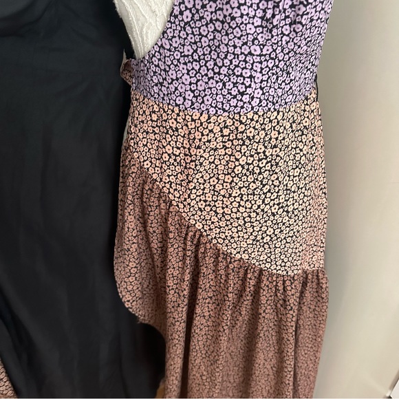 Anthropologie Hutch Elma Contrast Wrap Midi Dress sz Small - Picture 14 of 16